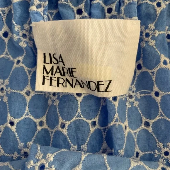 Lisa Marie Fernandez eyelet dress. Size 3=M - Picture 4 of 6